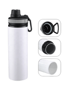 Bouteilles d'eau en aluminium 20 oz personalisable - Support de cellulaire |GroLou Impression