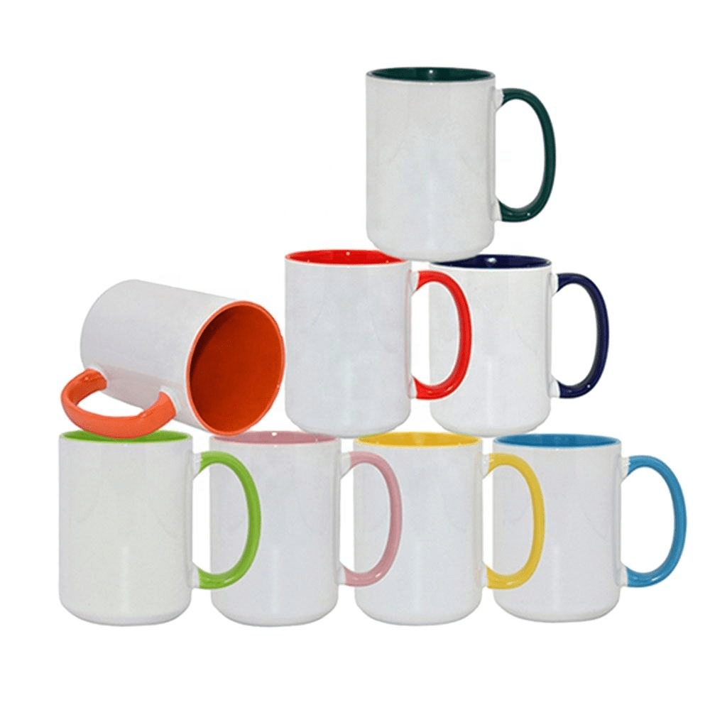 Tasse à café en céramique 15 oz pour impression personnalisé |GroLou Impression